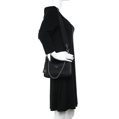 Prada Nylon Re-Edition 2005 Shoulder Bag Black 2 of 16