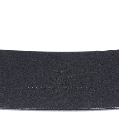 Gucci Leather GG Logo Buckle Belt Black 85 34 4 of 5