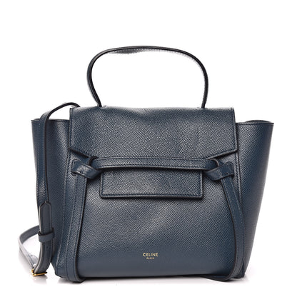 Celine Grained Calfskin Nano Belt Bag Slate 1 of 13