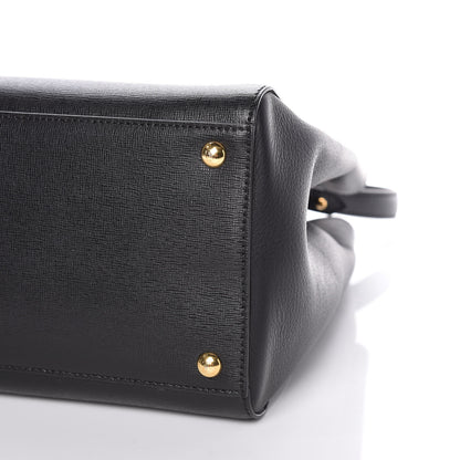 Fendi Vitello Elite Regular 2Jours Tote Black 11 of 12
