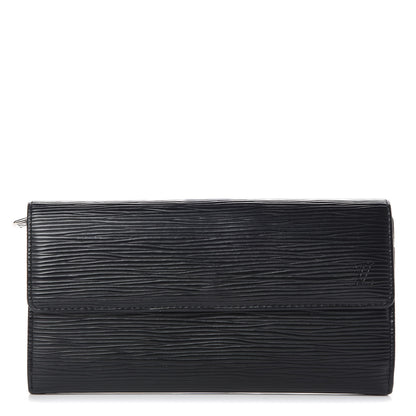 Louis Vuitton Epi Sarah Wallet Black 1 of 8