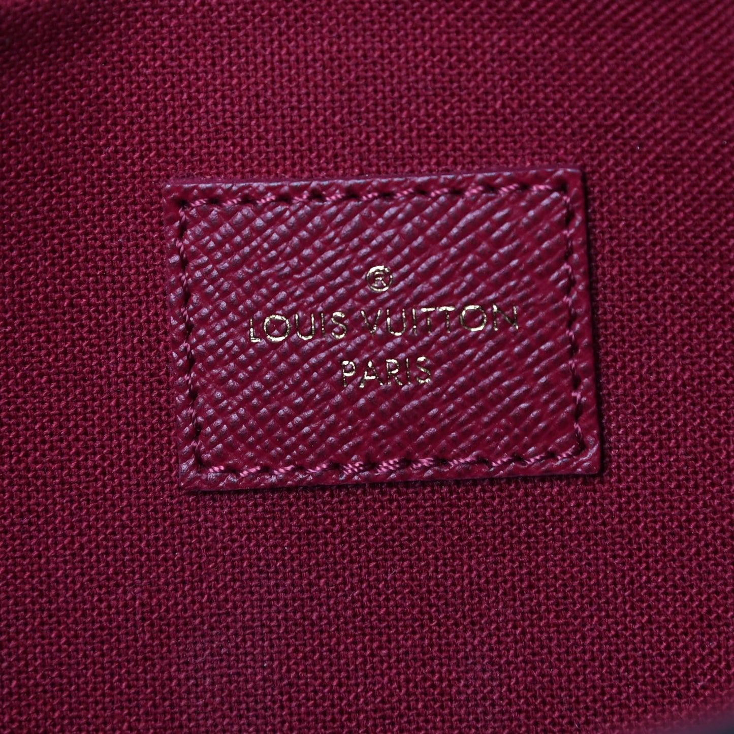 Monogram Pochette Felicie Chain Wallet Fuchsia