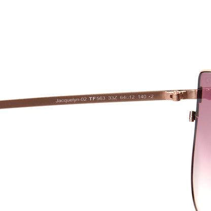 Tom Ford Jacquelyn 02 Aviator Sunglasses TF563 Rose Gold 7 of 9