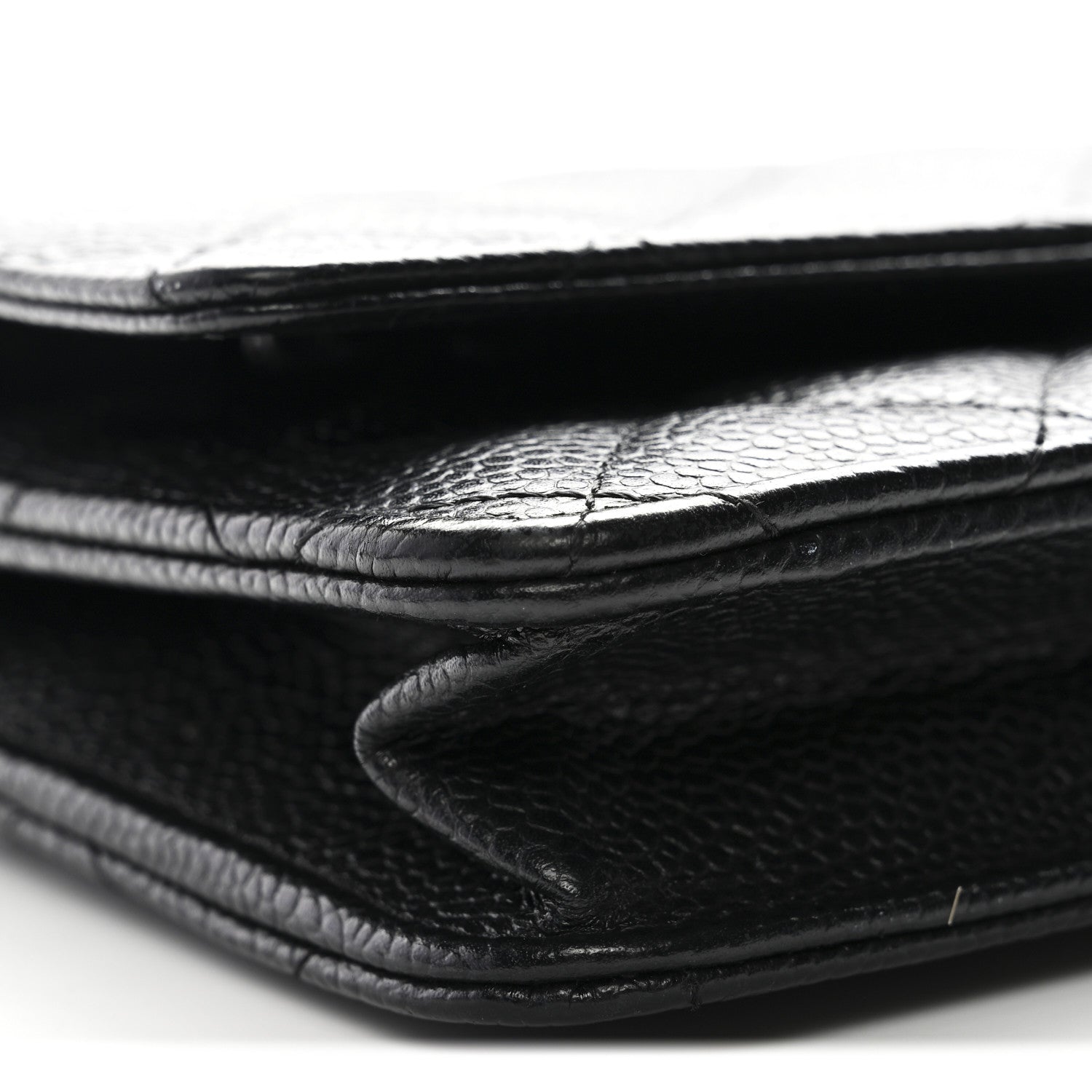 Chanel Caviar Quilted Wallet on Chain WOC Black 10 of 12