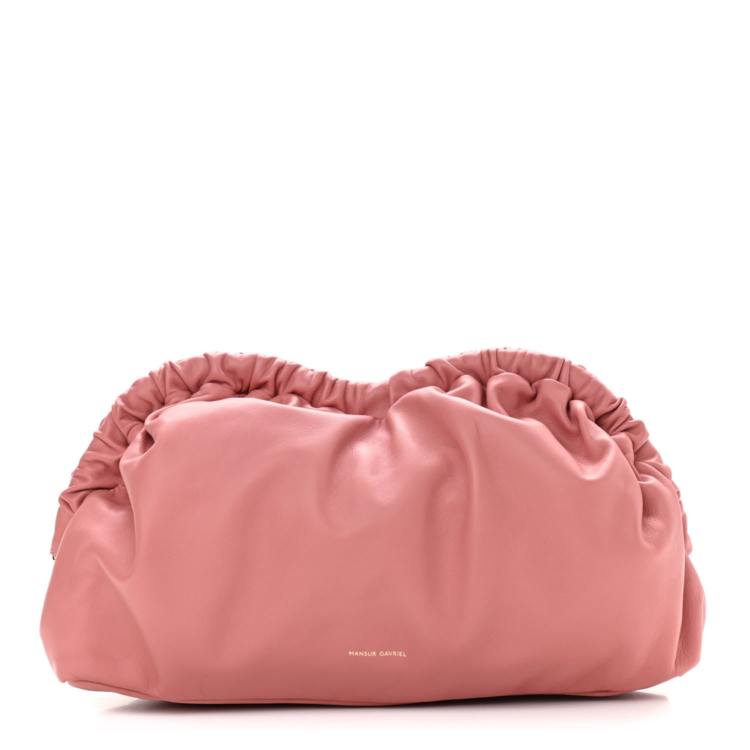 Mansur Gavriel Lambskin Cloud Clutch Blush 1 of 9