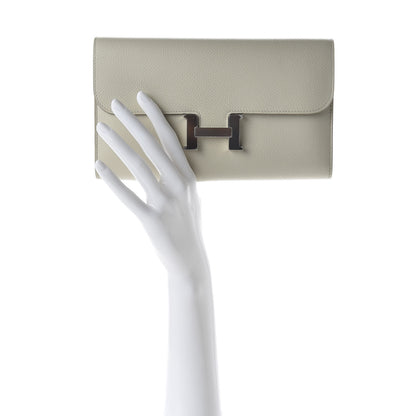 Hermes Evercolor Constance Long Wallet Beton 2 of 9