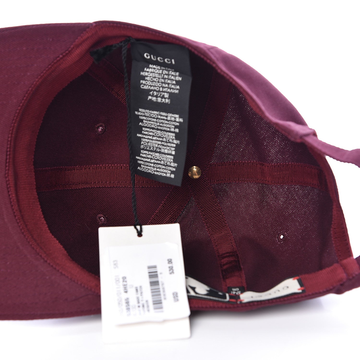 Gucci X MLB Cotton NY Yankees Baseball Hat 57-61 Lacquer 7 of 10