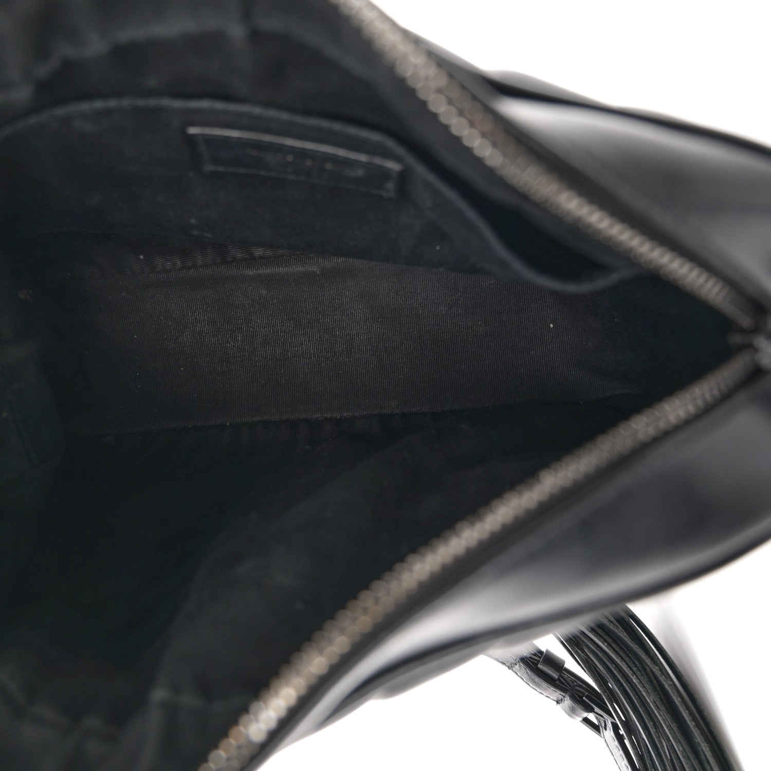 Saint Laurent Calfskin Matelasse Monogram Monochrome Lou Camera Bag Black 5 of 12
