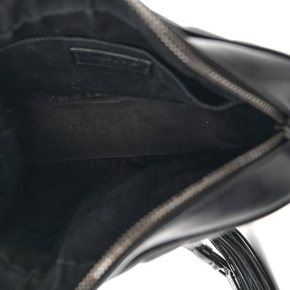 Saint Laurent Calfskin Matelasse Monogram Monochrome Lou Camera Bag Black 5 of 12