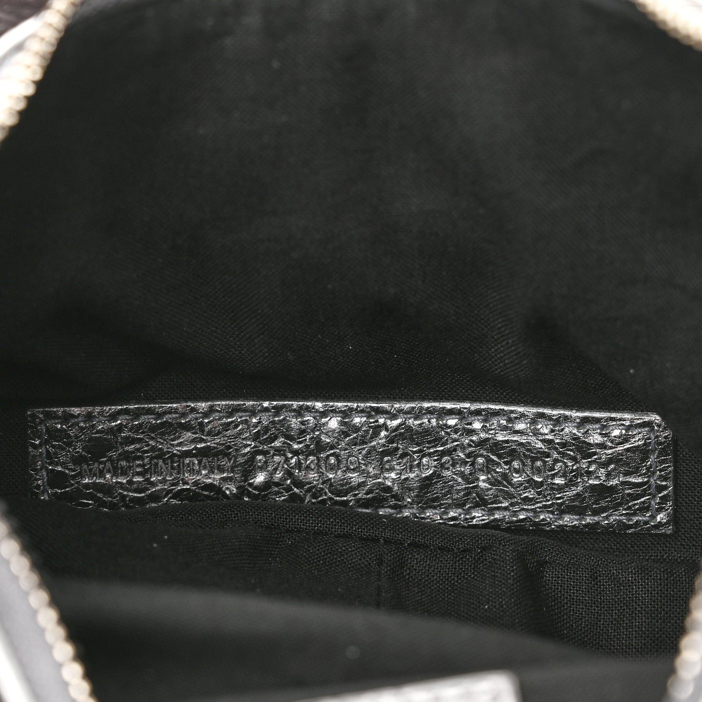 Metallic Agneau Arena Le Cagole Shoulder Bag XS Silver