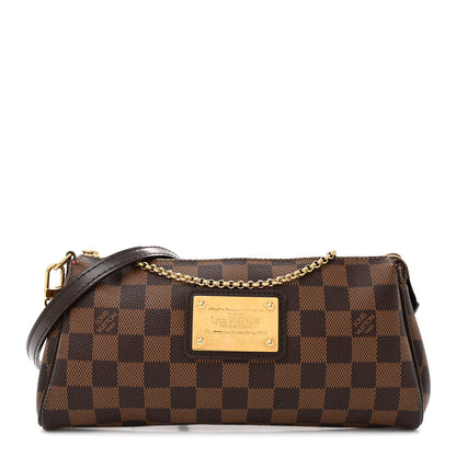 Louis Vuitton Damier Ebene Eva Clutch 1 of 9