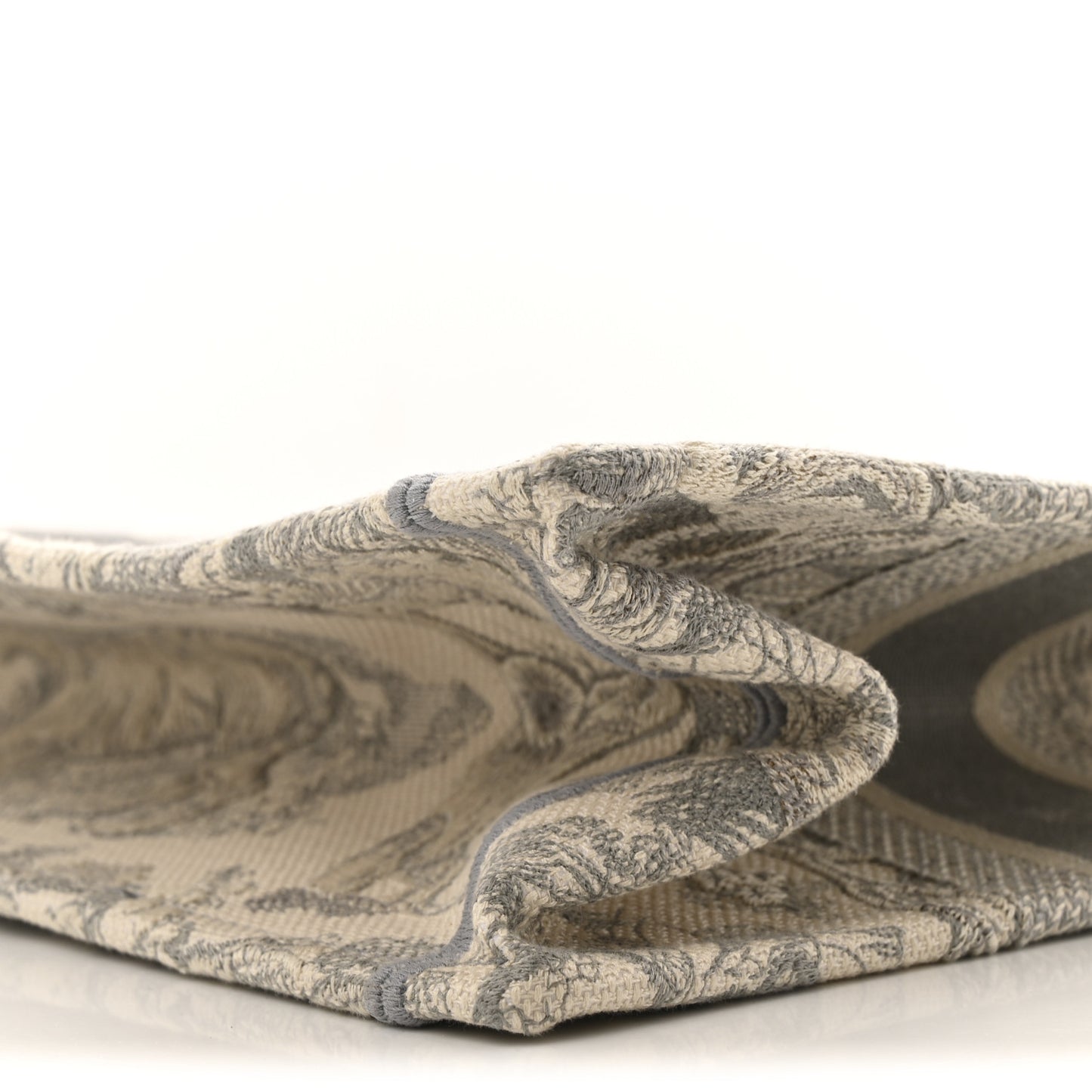 Canvas Embroidered Medium Dioriviera Toile De Jouy Book Tote Gray