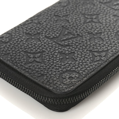 Louis Vuitton Taurillon Monogram Vertical Zippy Wallet Black 8 of 8
