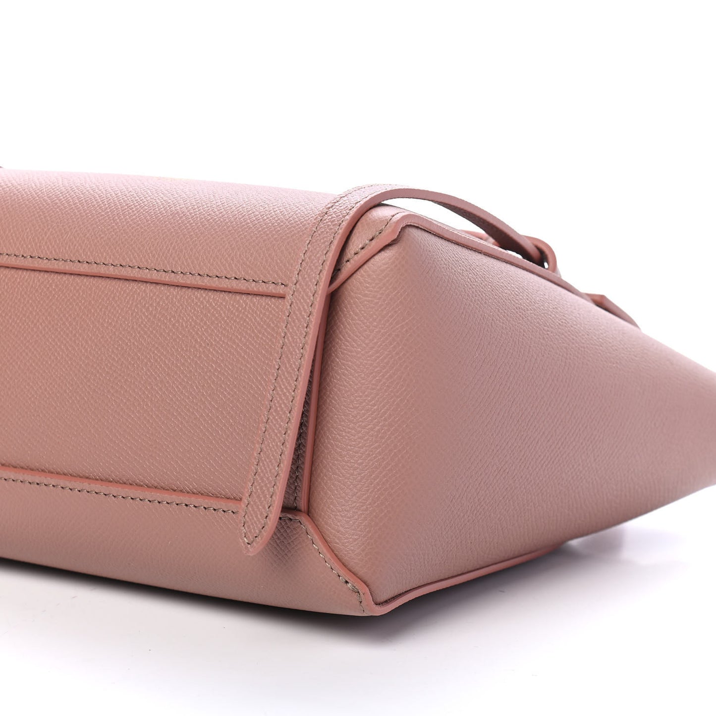 Grained Calfskin Nano Belt Bag Dark Pink