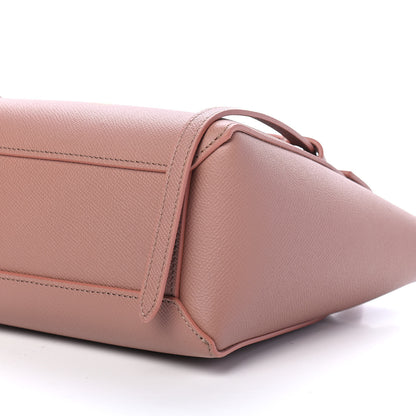 Celine Grained Calfskin Nano Belt Bag Dark Pink 10 of 10
