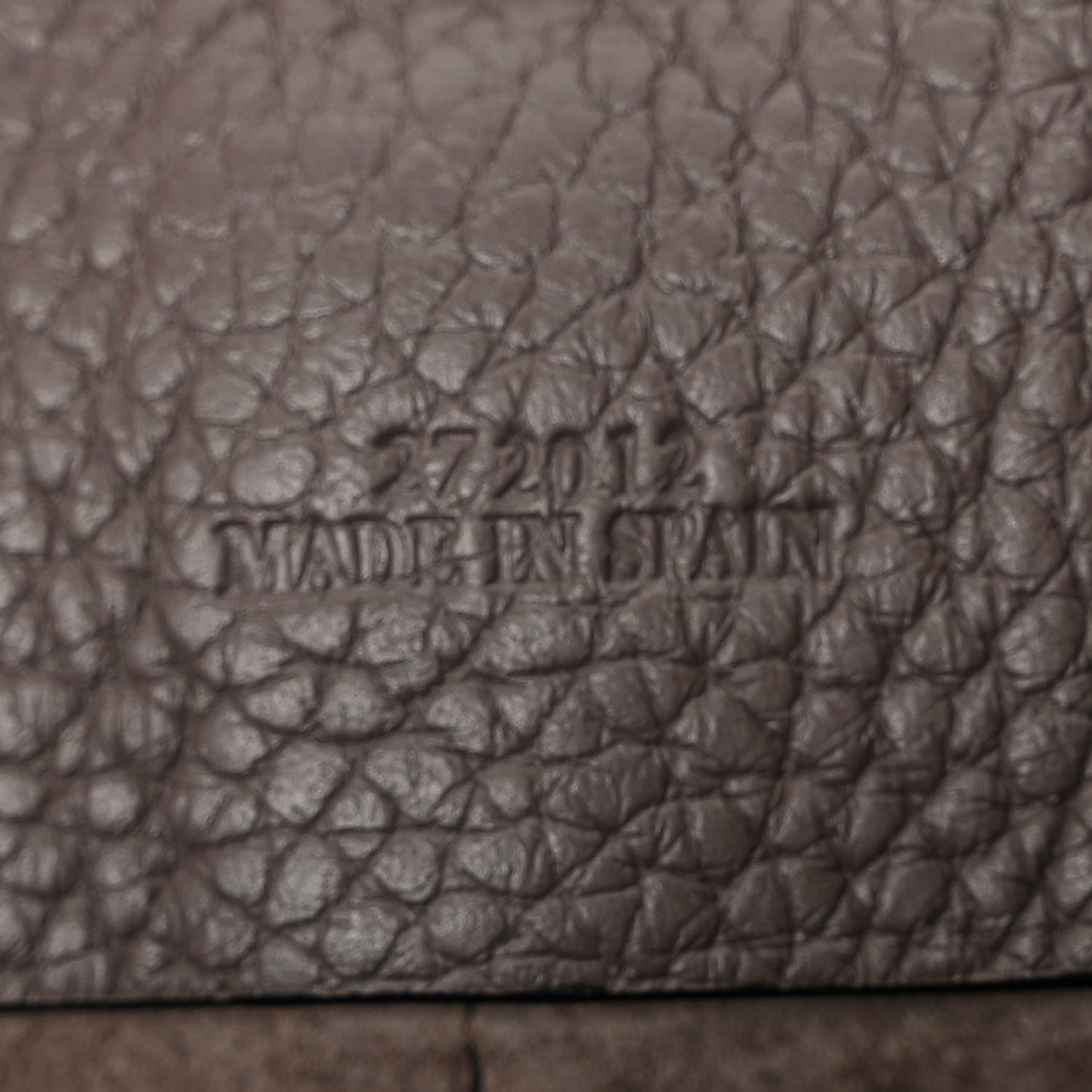 Calfskin Small Balloon Bucket Bag Dark Taupe