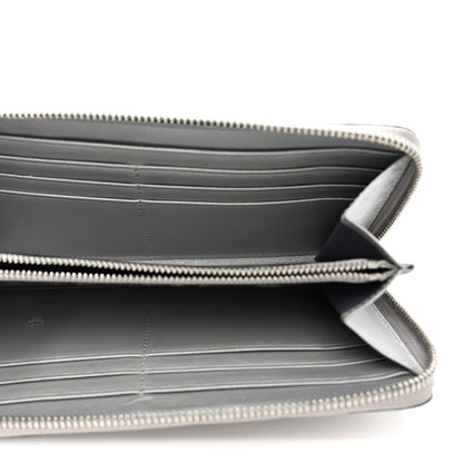 MCM Metallic Visetos Large Zip Around Wallet Silver 5 of 11