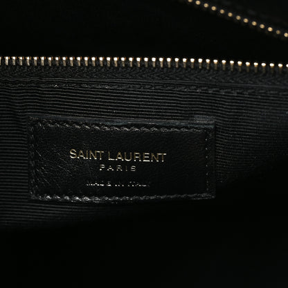 Saint Laurent Grained Calfskin Small Sac De Jour Black 6 of 10