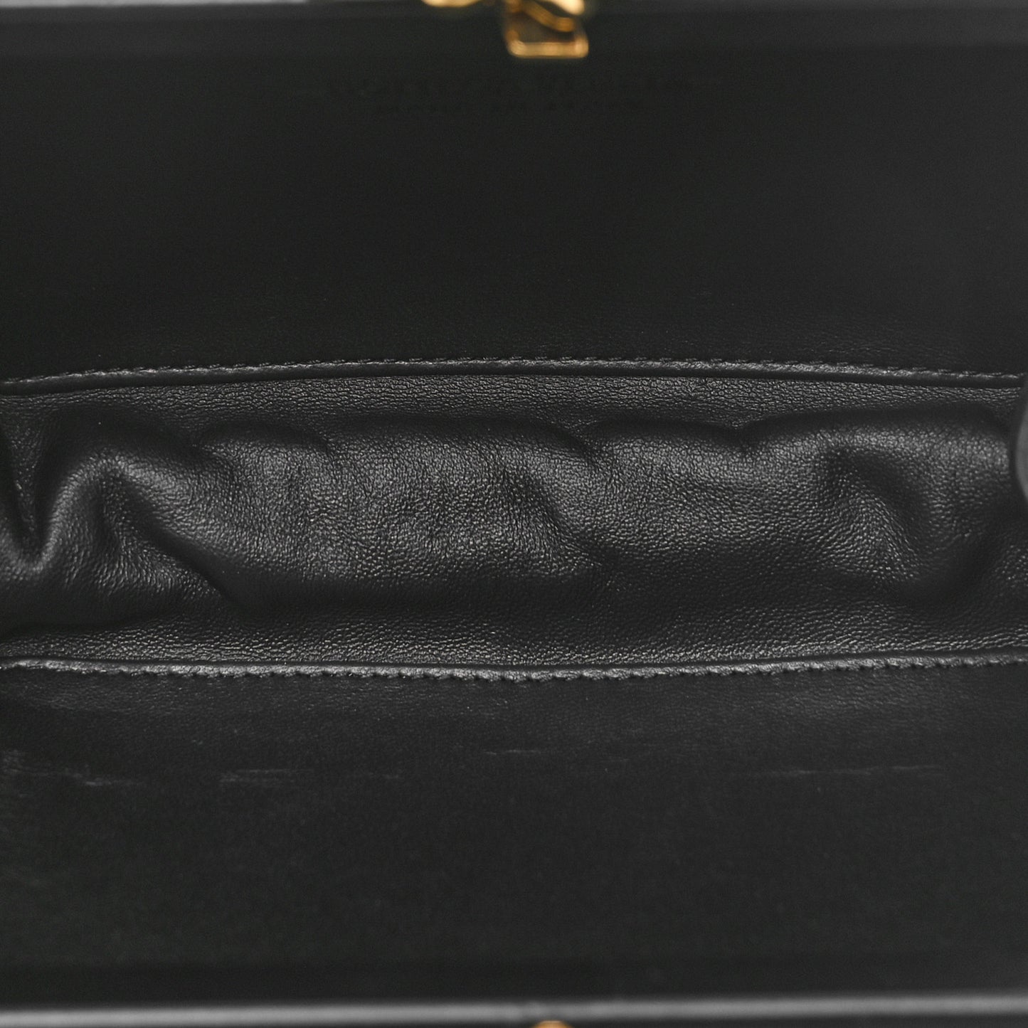 Nappa Intrecciato Knot Clutch Black