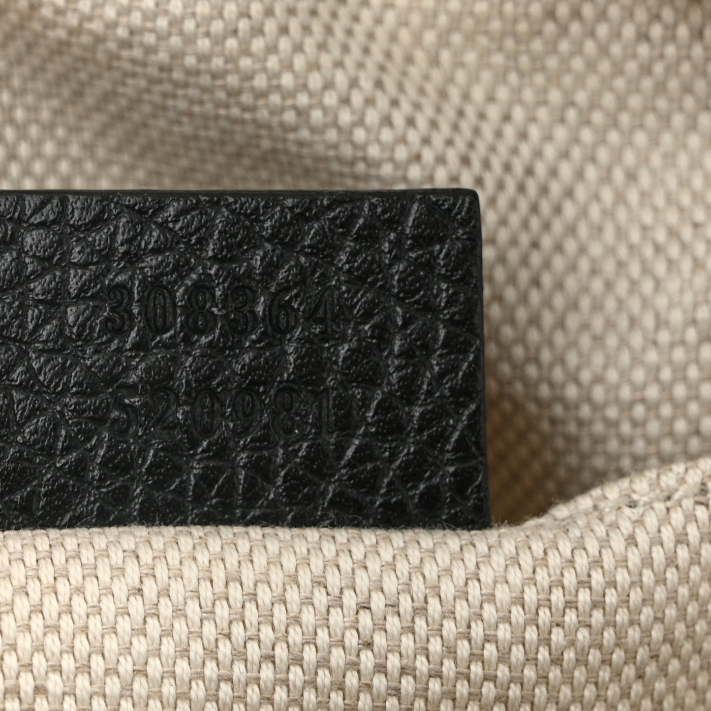 Pebbled Calfskin Small Soho Disco Bag Black