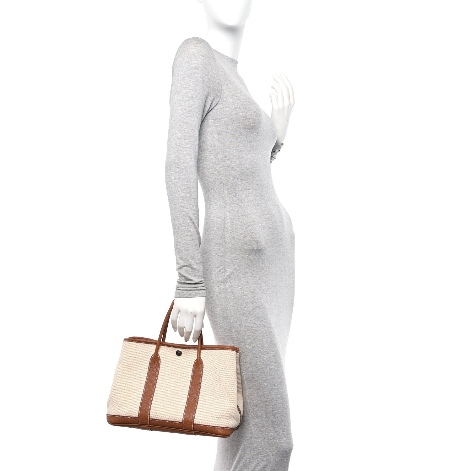 Hermes Toile Negonda Garden Party 30 TPM Ecru Orange Gold 2 of 9