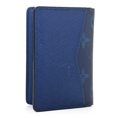 Louis Vuitton Taigarama Pocket Organizer NM Cobalt 3 of 10