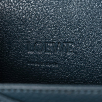 Loewe Grained Calfskin Medium Barcelona Shoulder Bag Indigo 6 of 10