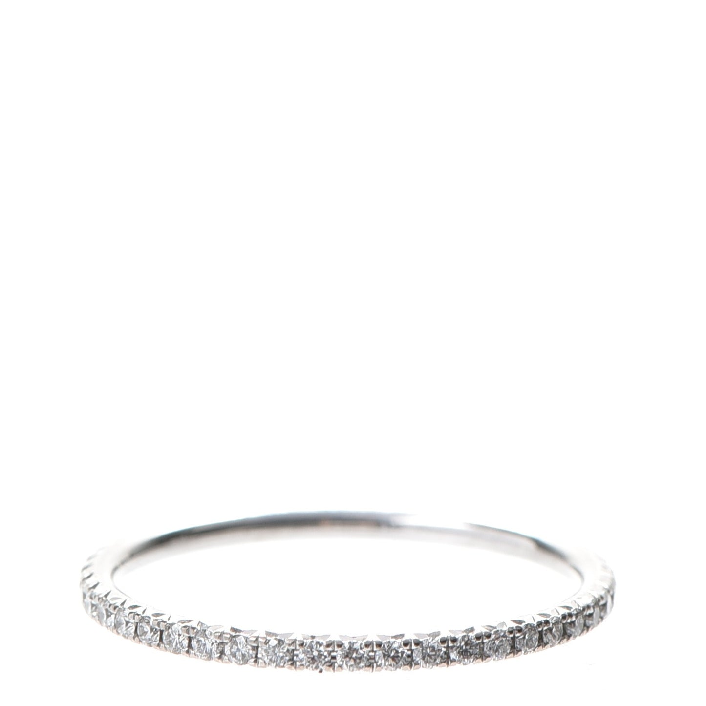 18K White Gold Diamond Metro Ring 7