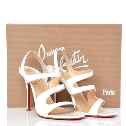Christian Louboutin Patent Vavazou 100 Sandals 36 Latte 9 of 9