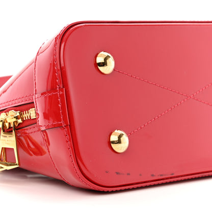 Louis Vuitton Patent Monogram Alma BB Scarlet 8 of 11