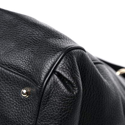 Gucci Pebbled Calfskin Broadway Tote Black 11 of 14