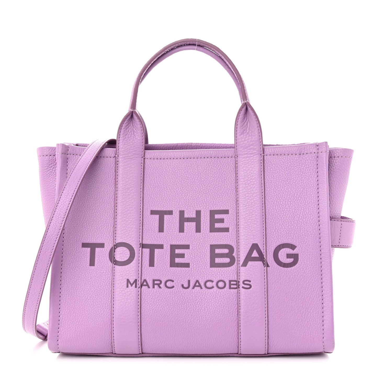 Grained Calfskin Medium The Tote Bag Regal Orchid