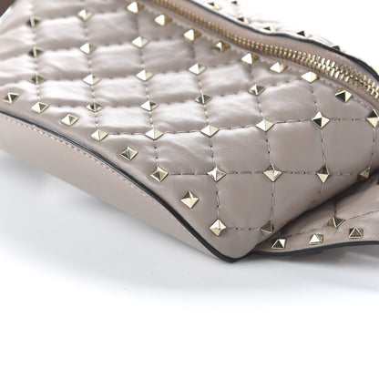 Valentino Garavani Nappa Rockstud Spike Belt Bag 85 Poudre 7 of 9