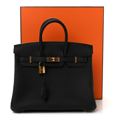 Hermes Togo Birkin 25 Black 9 of 9