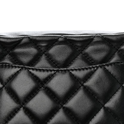 Chanel Lambskin Quilted CC Pearl Crush Camera Case Black 11 of 13