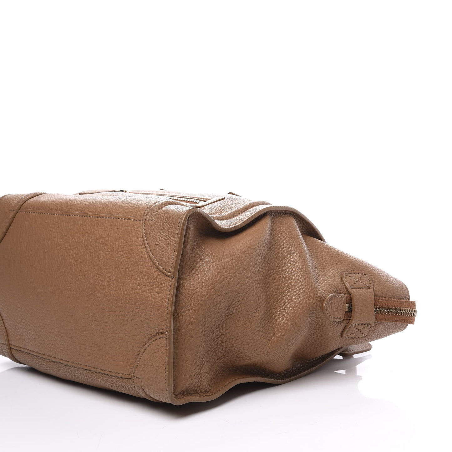 Pebbled Calfskin Mini Luggage Camel