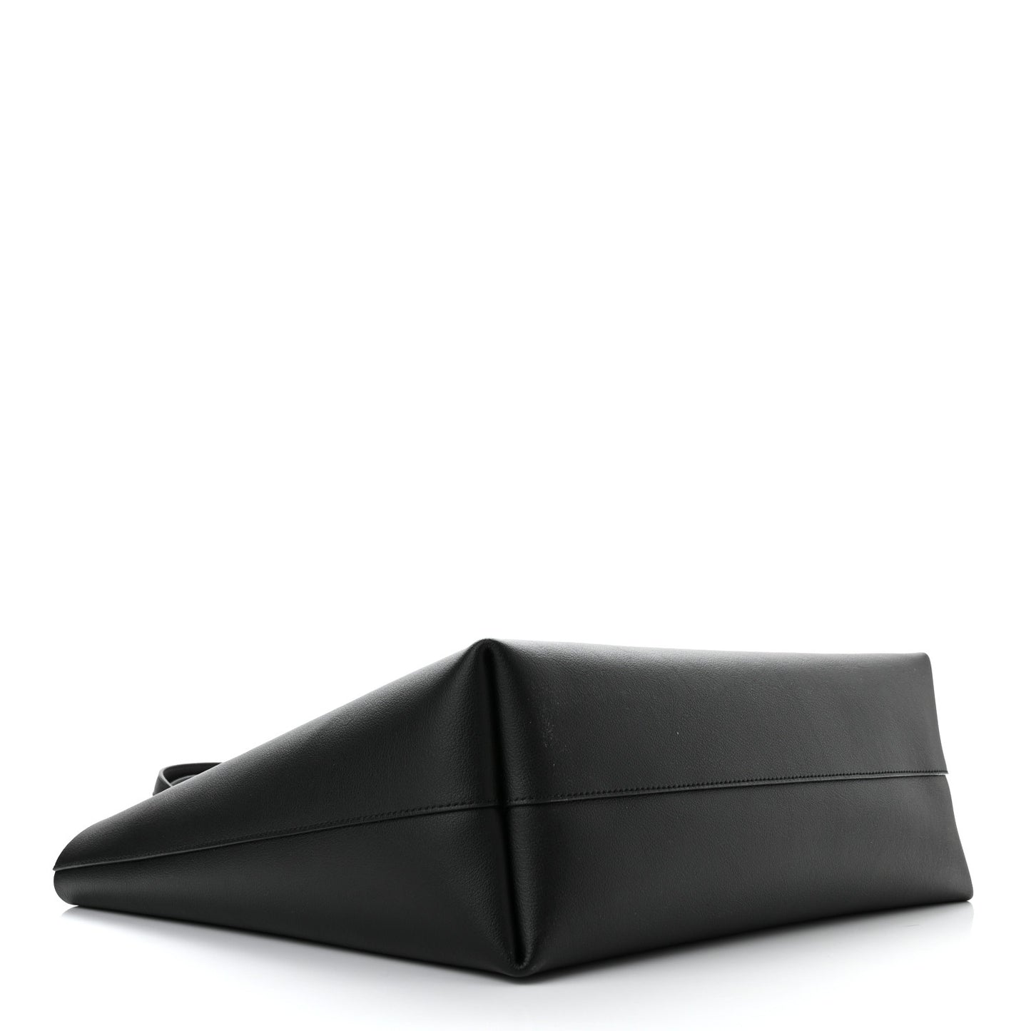Calfskin Large Shopping Tote Black