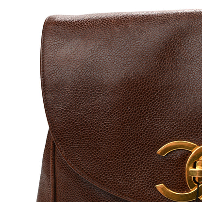 Chanel Caviar CC Backpack Brown 20 of 20