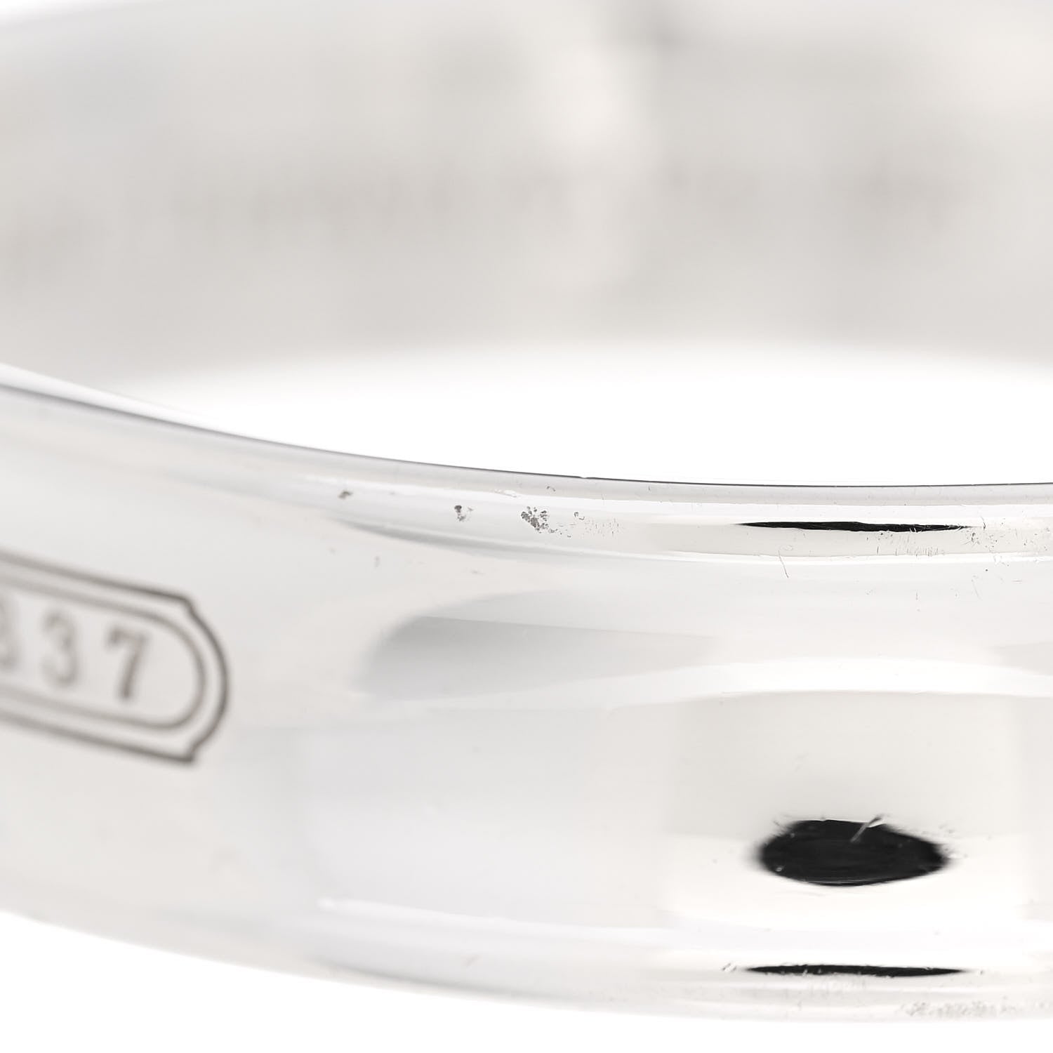 Tiffany Sterling Silver 1837 Cuff Bracelet 5 of 6