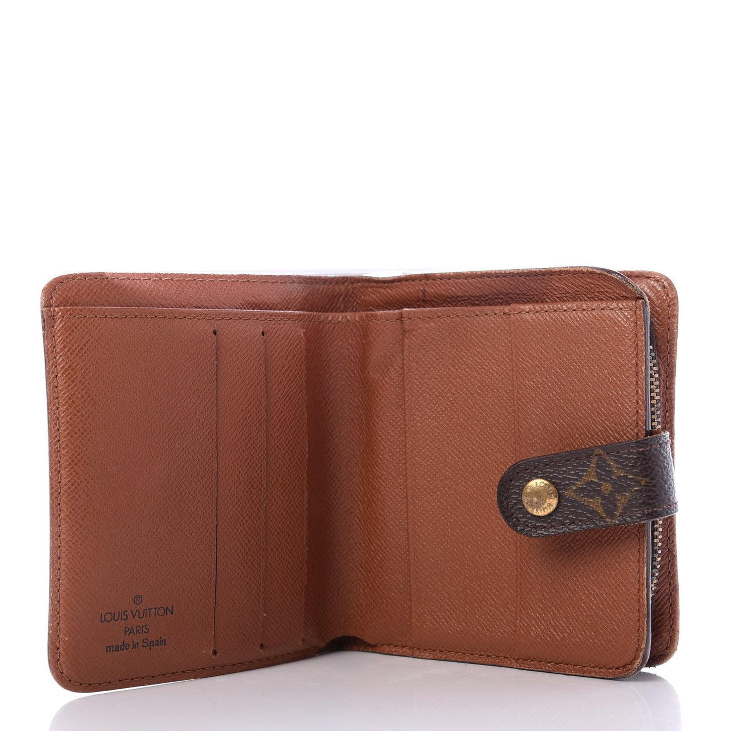 Monogram Compact Zippe Zipped Wallet