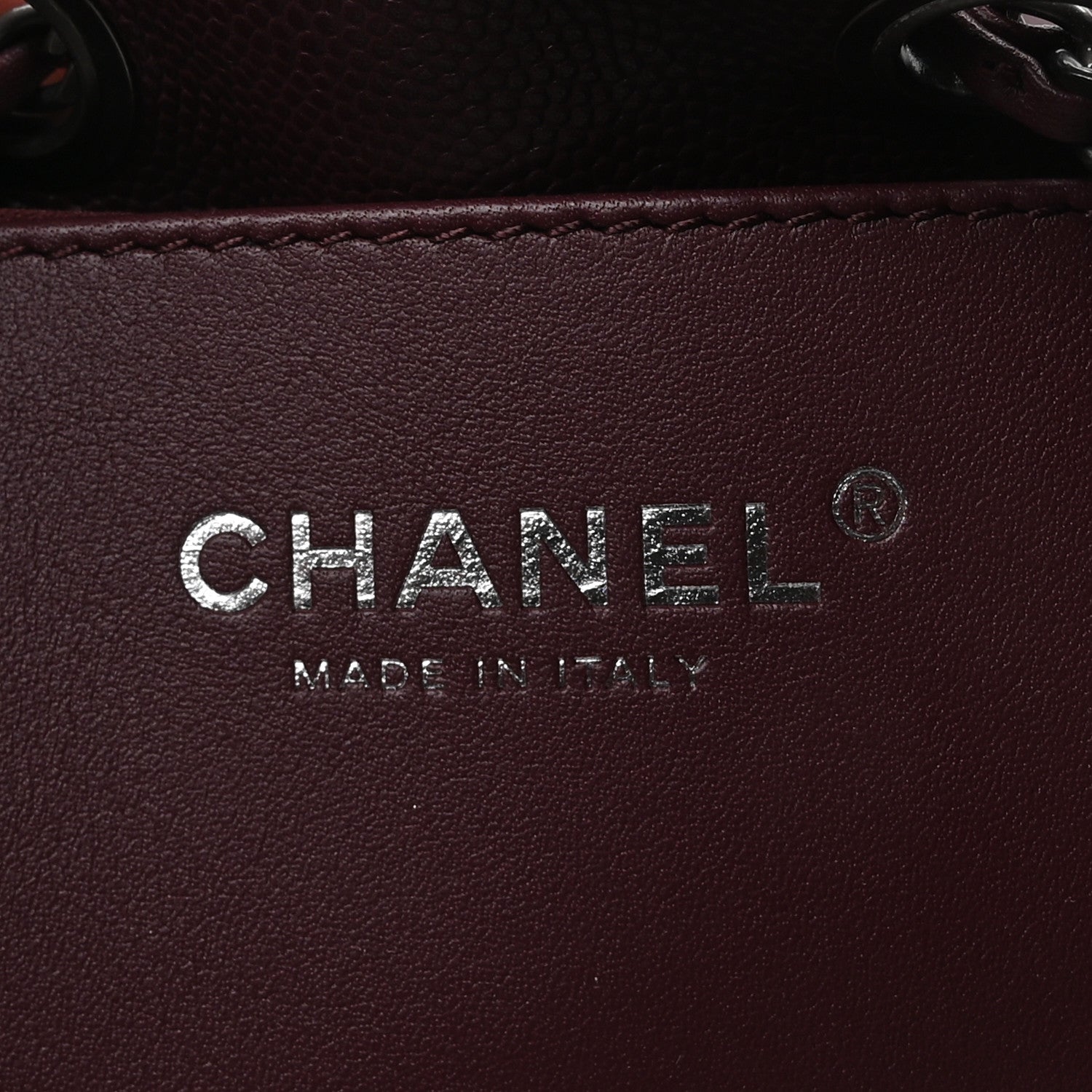 Chanel Caviar Quilted Small Chanel 25 Handbag Dark Burgundy 6 of 10