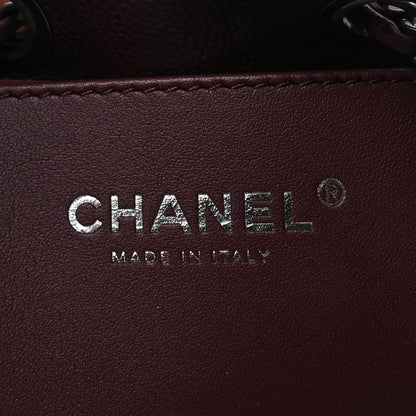 Chanel Caviar Quilted Small Chanel 25 Handbag Dark Burgundy 6 of 10