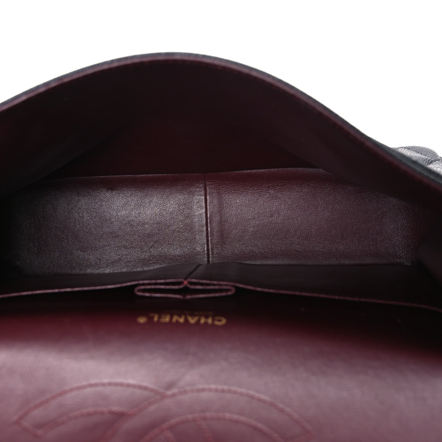 Caviar Quilted Maxi Double Flap Black