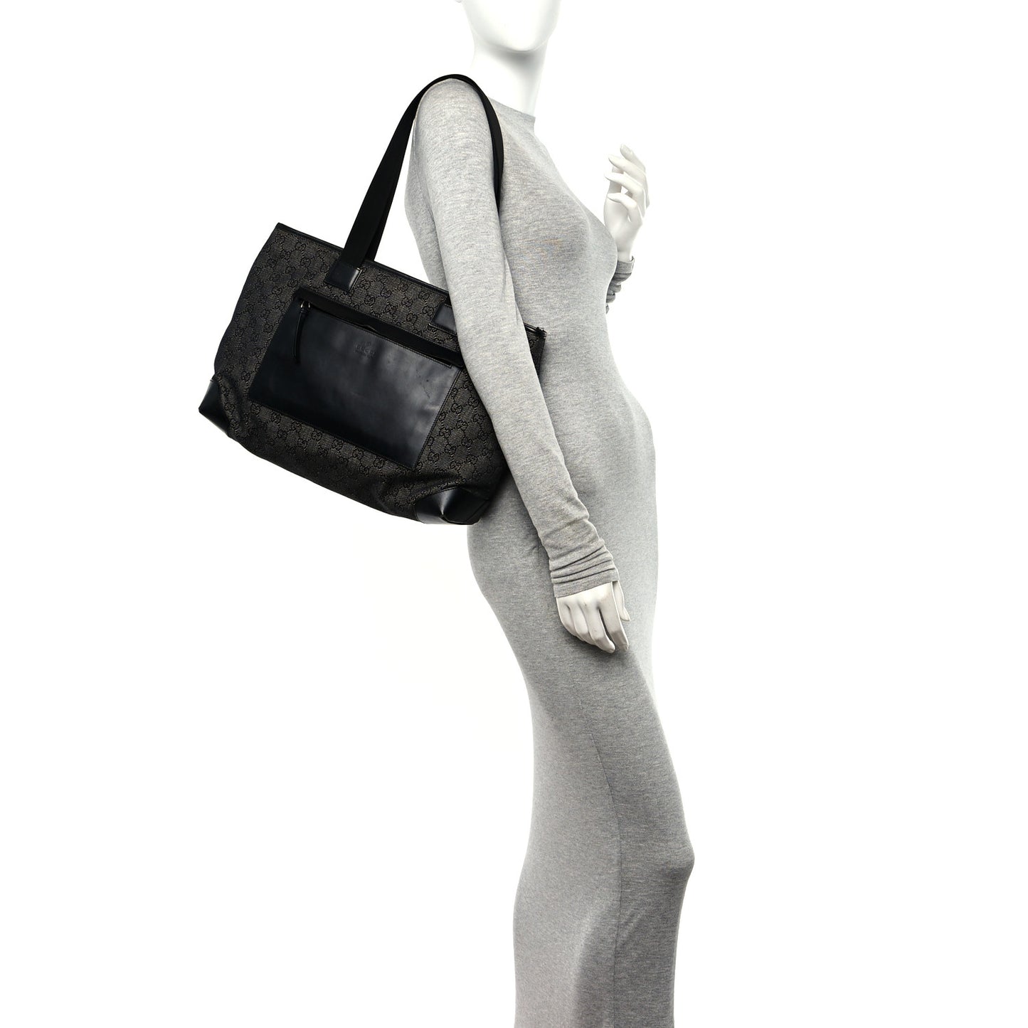 Monogram Tote Bag Black