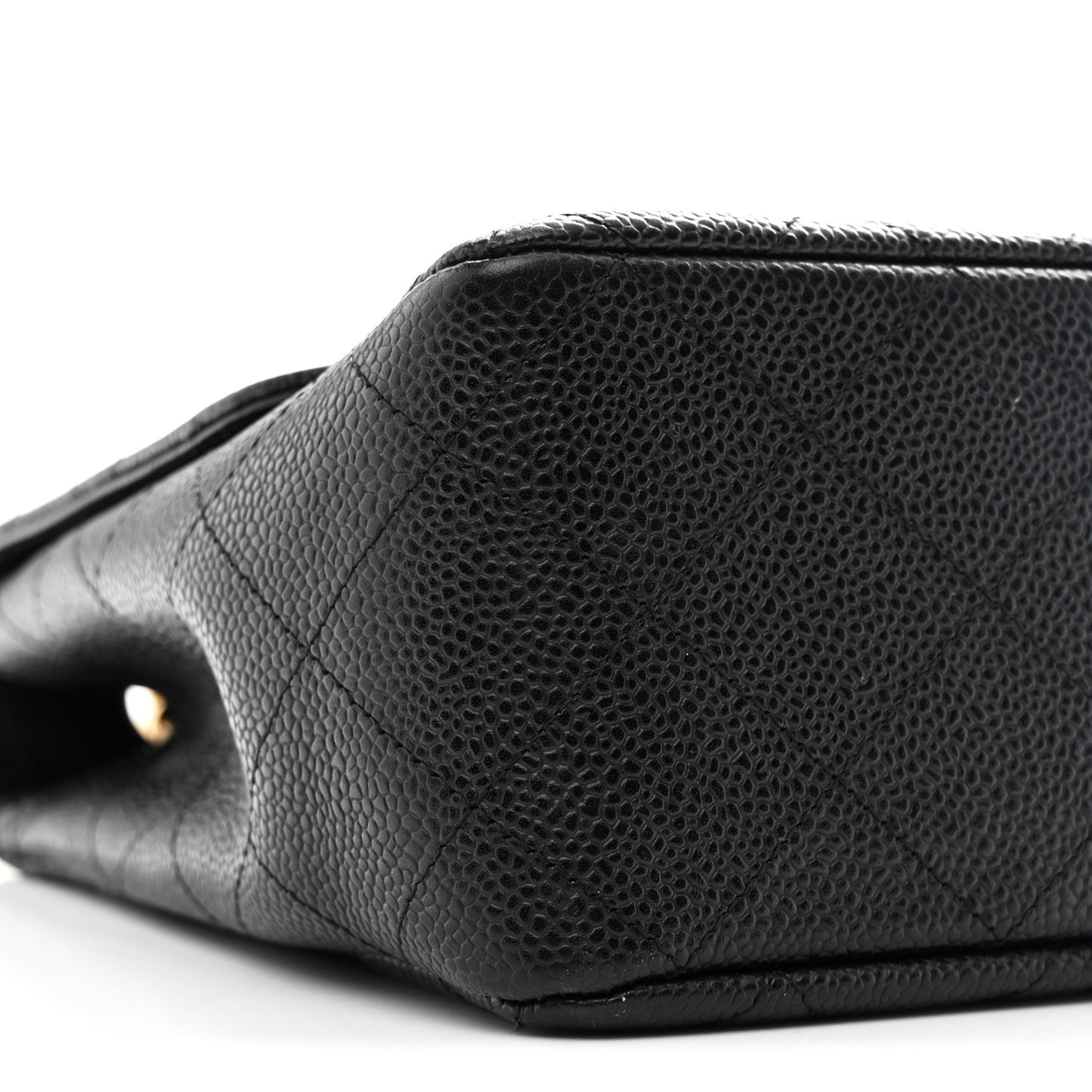 Caviar Quilted Jumbo Single Flap Black