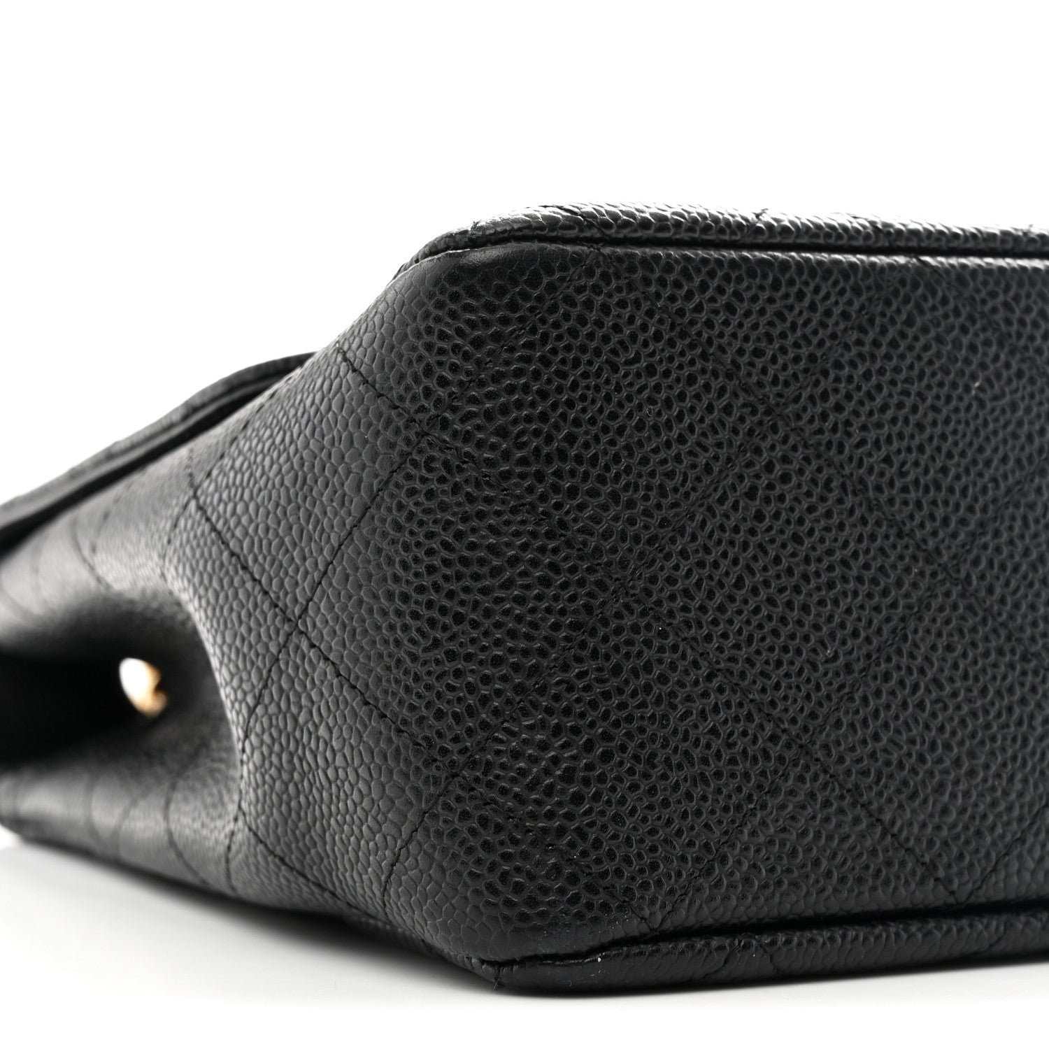 Chanel Caviar Quilted Jumbo Single Flap Black 9 of 11
