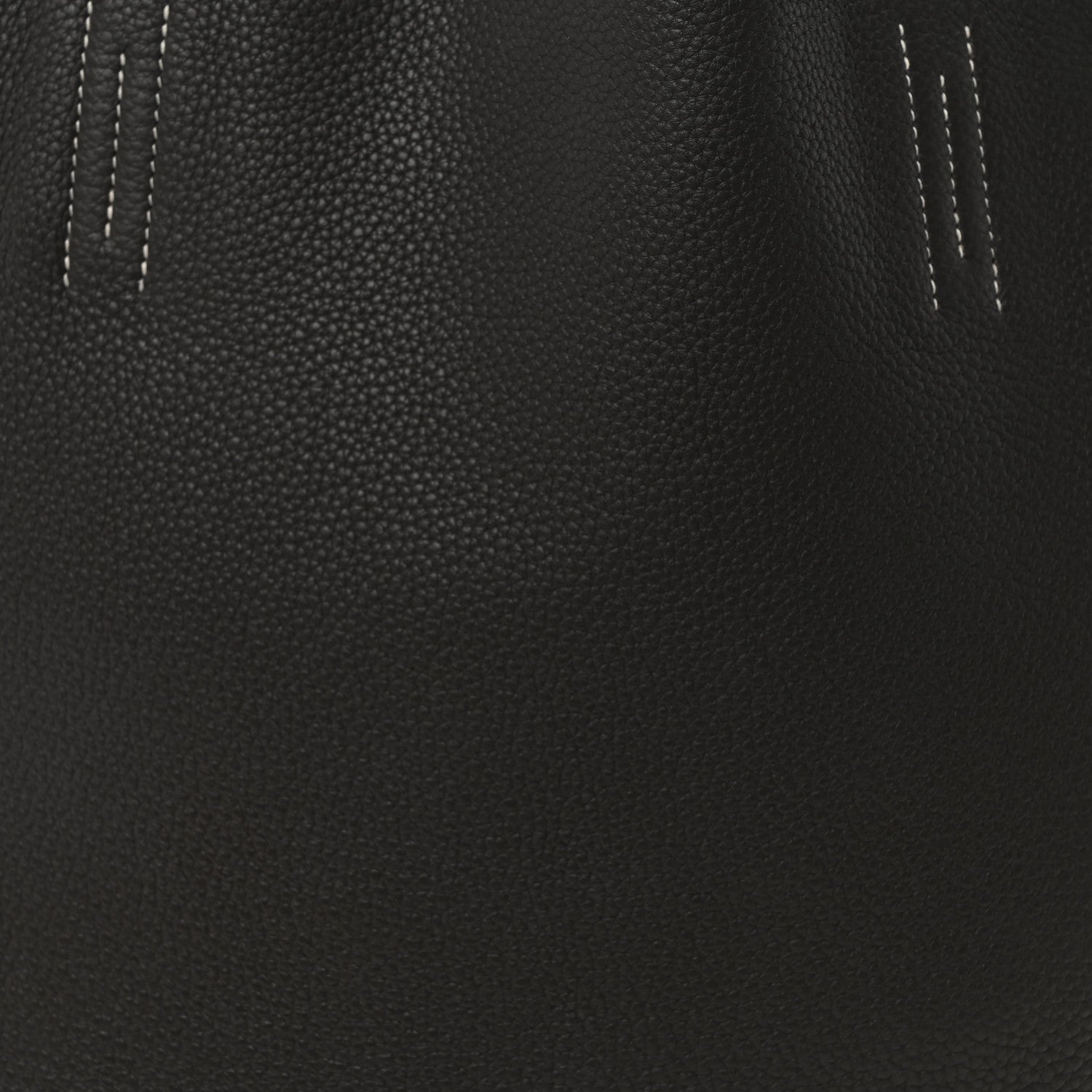 Hermes Taurillon Clemence Double Sens 36 Reversible Tote Graphite Bleu Electrique 11 of 15