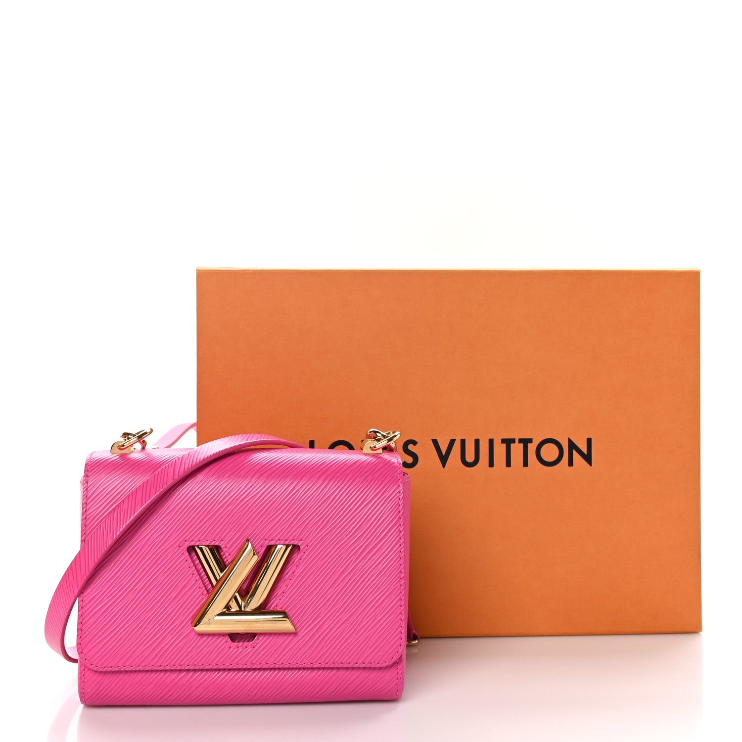 Louis Vuitton Epi Twist Braided Chain Shoulder Bag PM Rose Miami Pink 13 of 13