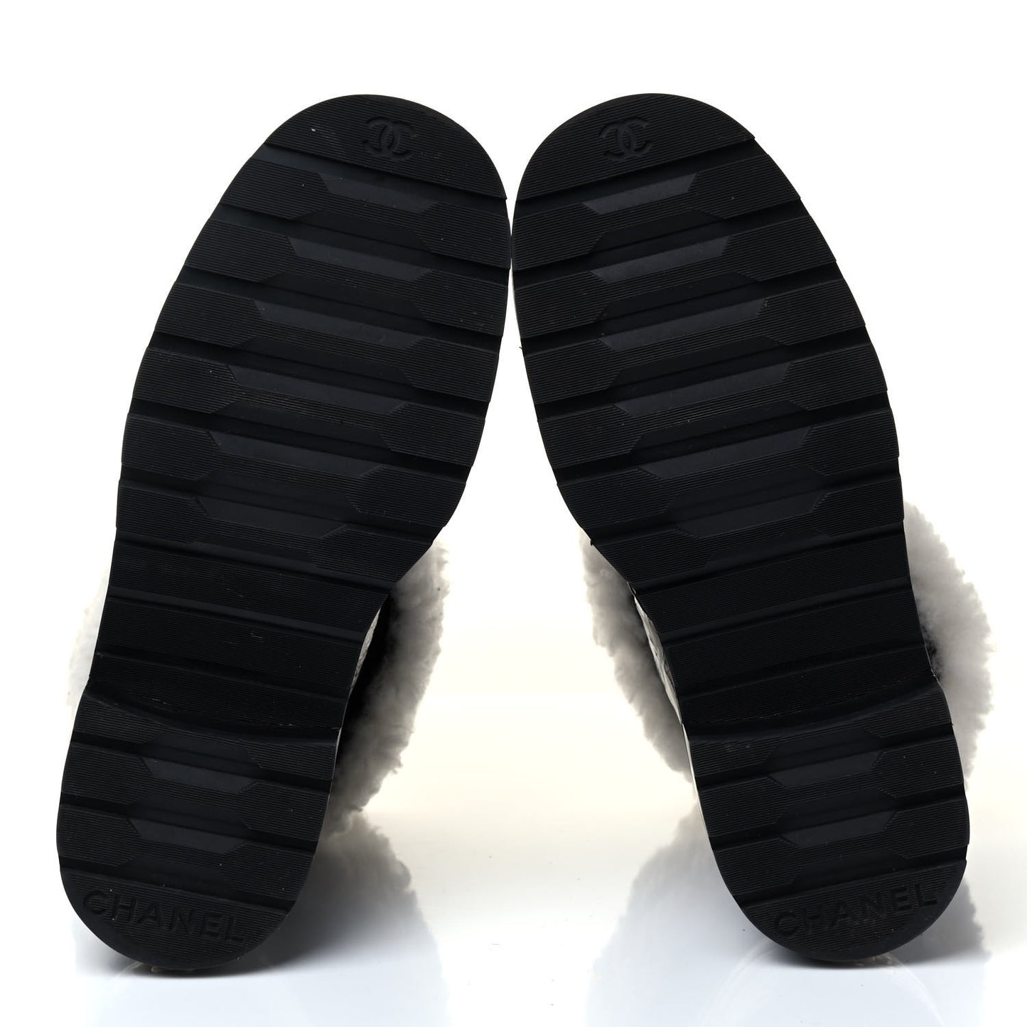 Lambskin Shearling Short Boots 39 Black