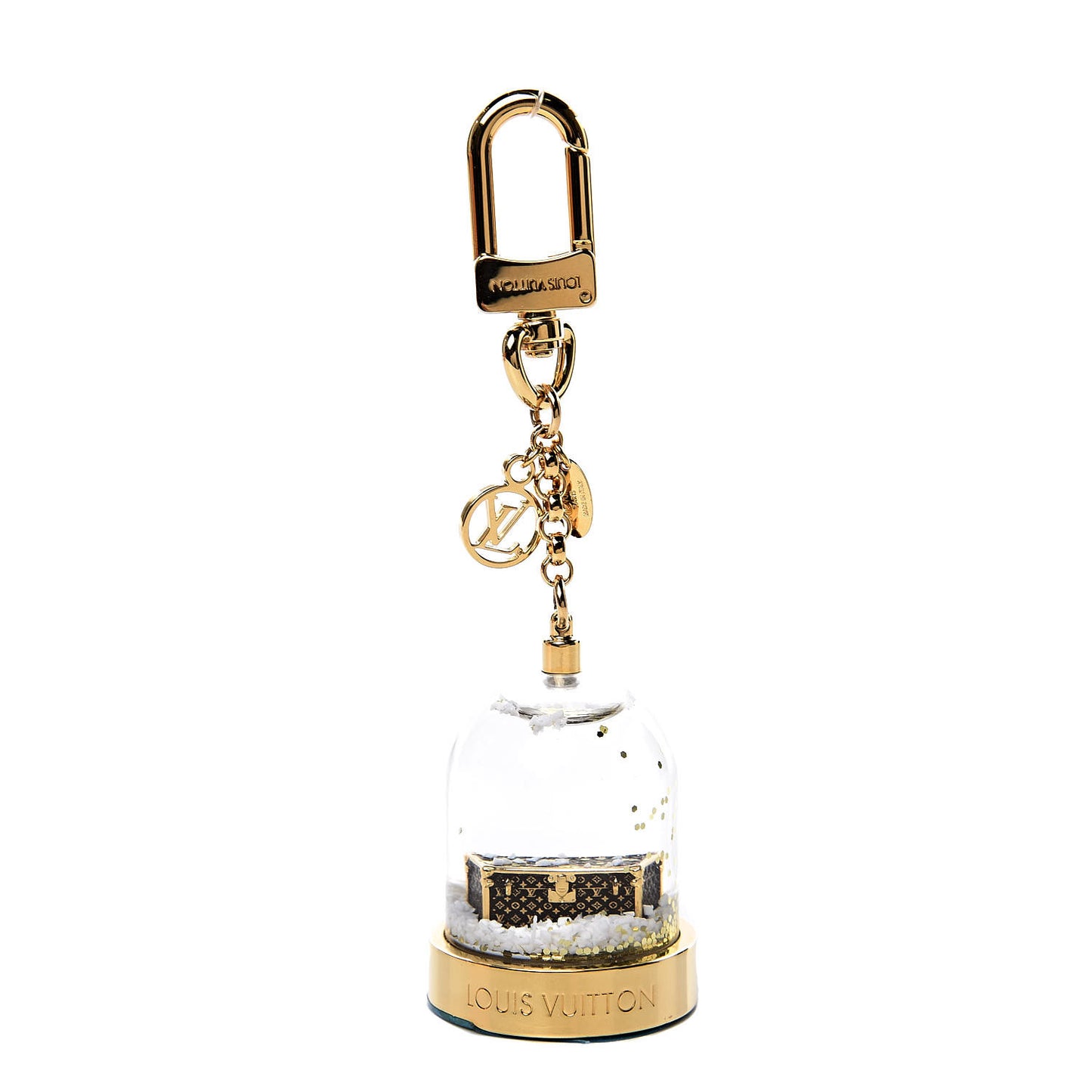 Globe Trunk Bag Charm Key Holder